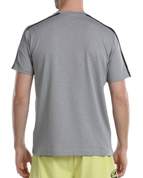 BULLPADEL POLERA HOMBRE LIRON GRIS MEDIO VIGORE