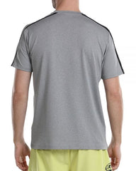 BULLPADEL POLERA HOMBRE LIRON GRIS MEDIO VIGORE