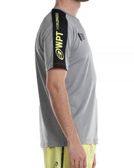 BULLPADEL POLERA HOMBRE LIRON GRIS MEDIO VIGORE