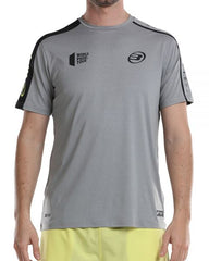 BULLPADEL POLERA HOMBRE LIRON GRIS MEDIO VIGORE