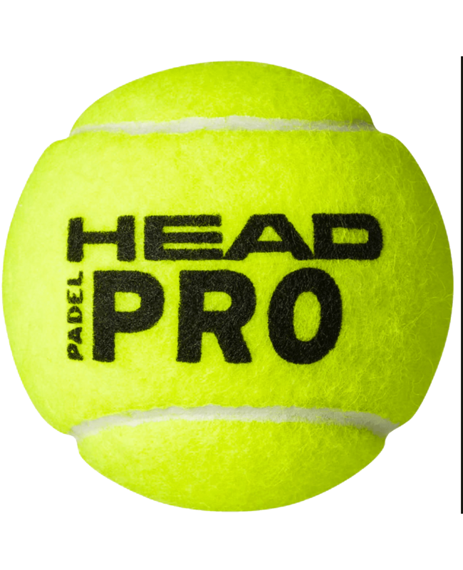 HEAD PELOTAS PADEL PRO 3B AMARILLO