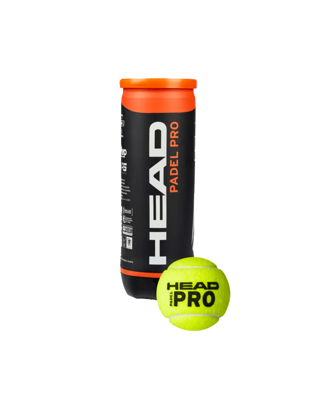 HEAD PELOTAS PADEL PRO 3B AMARILLO