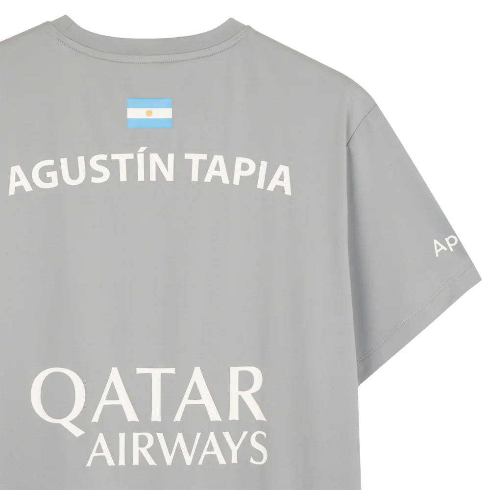 NOX POLERA SPONSOR GRIS AGUSTIN TAPIA AT10 2025