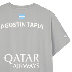 NOX POLERA SPONSOR GRIS AGUSTIN TAPIA AT10 2025