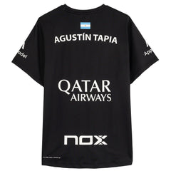 NOX POLERA AGUSTIN TAPIA AT10 SPONSOR NEGRA 2025