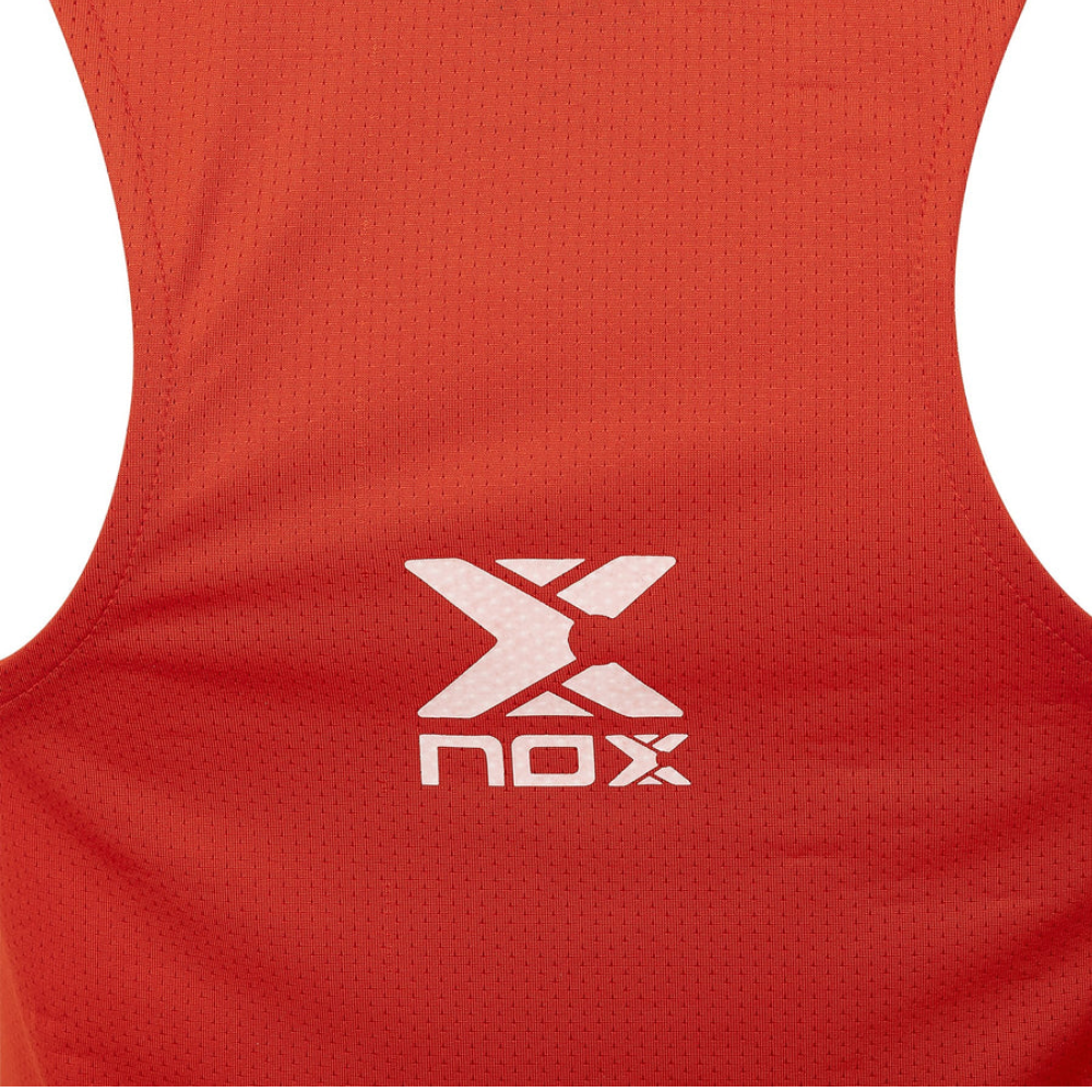 NOX CAMISETA MUJER TIRANTES ROJA