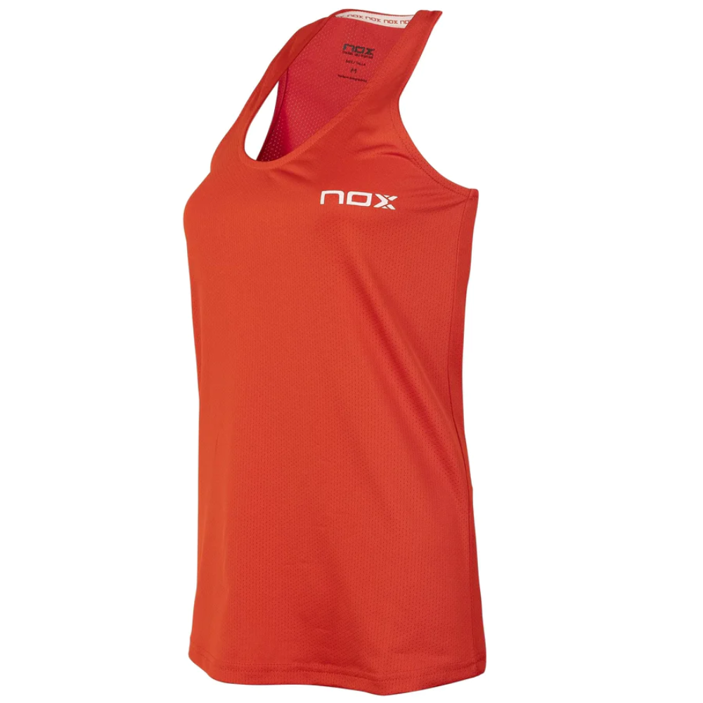 NOX CAMISETA MUJER TIRANTES ROJA