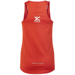 NOX CAMISETA MUJER TIRANTES ROJA