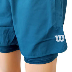 WILSON SHORT FLEX AZUL PETROLEO CON CALZAS