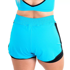 ZEIQ SHORT AZUL TURQUESA