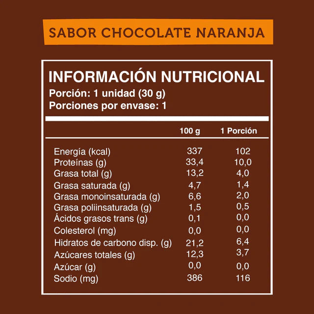 ALIMENTACION WILD PROTEIN MINI CHOCOLATE NARANJA