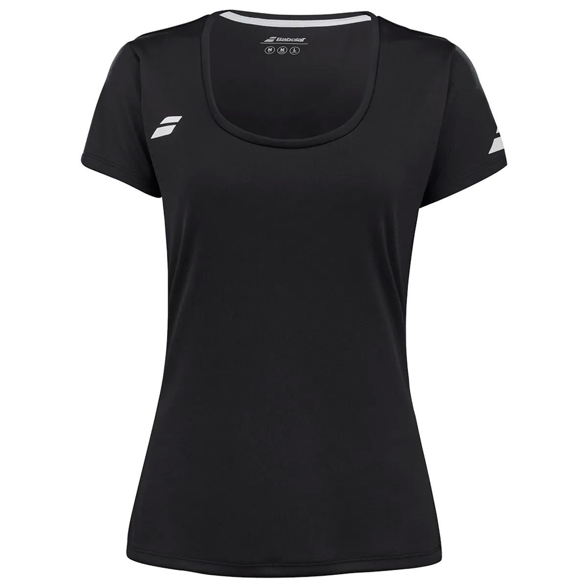 BABOLAT POLERA MUJER CAP SLEEVE TOP NEGRA