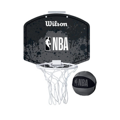 WILSON MINI ARO DE BASKETBALL NBA TEAM BLACK