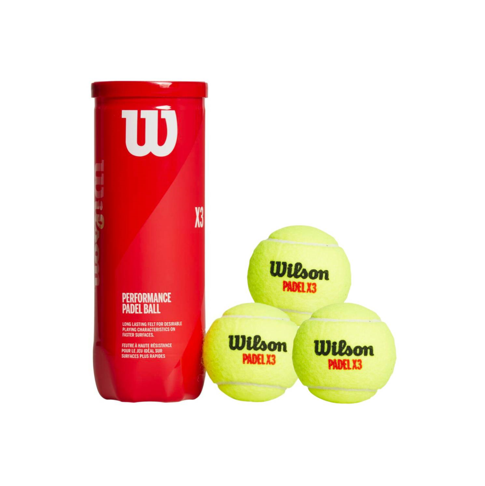 WILSON PELOTAS PADEL PERFORMANCE X3